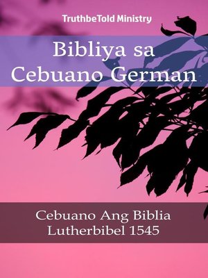 cover image of Bibliya sa Cebuano German